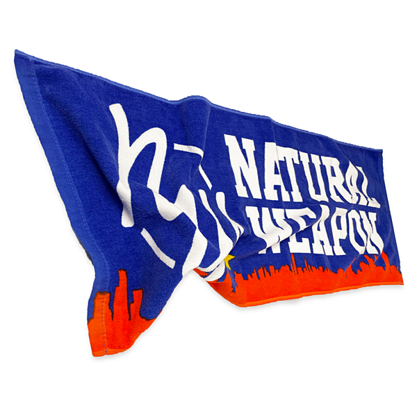 NATURAL WEAPON "NW" TOWEL(BLUE)
